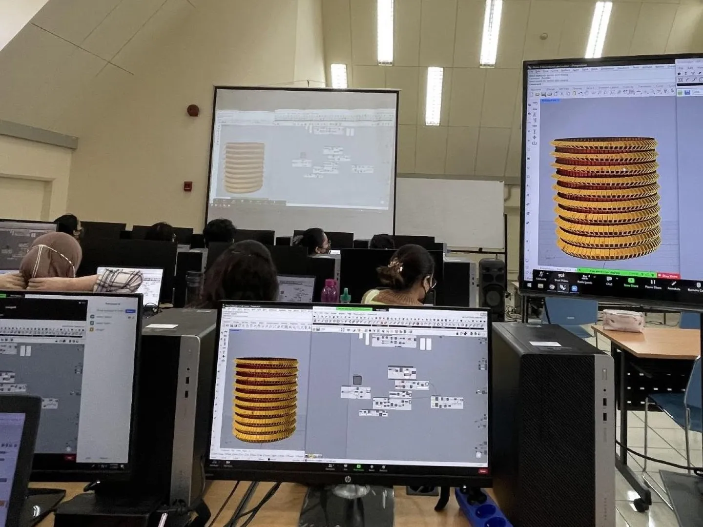 A Demonstration of the Fabrication Machines at the ITB Architecture Laboratory