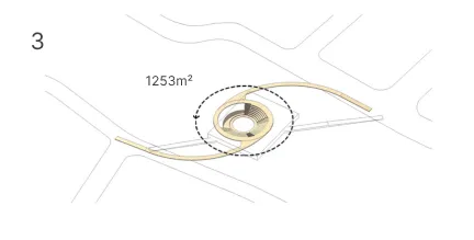 Generate 03: Utilizing a circular shape to eliminate spatial boundaries.
