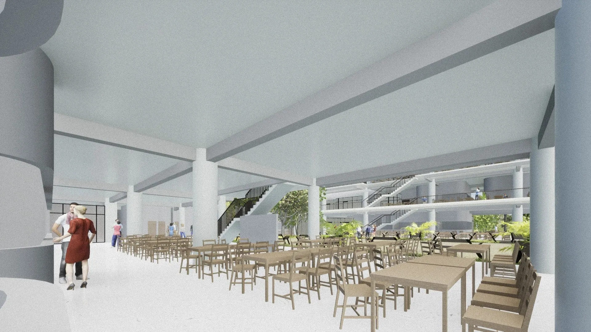 Podium: F&B & Green Space