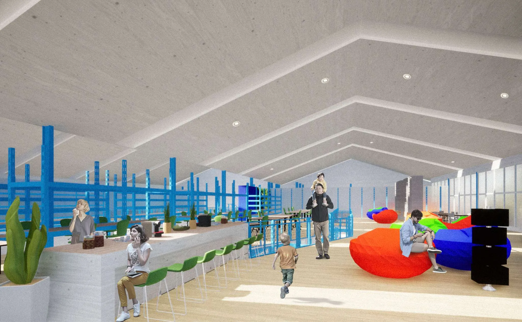 Co-working Space & Event Hall