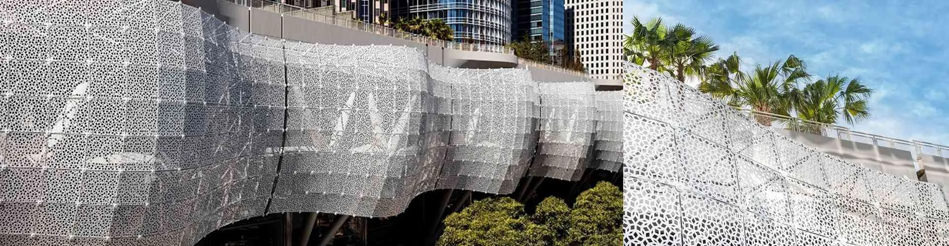 Bentuk fasad dan pola panel STC (ArchDaily, 2018).