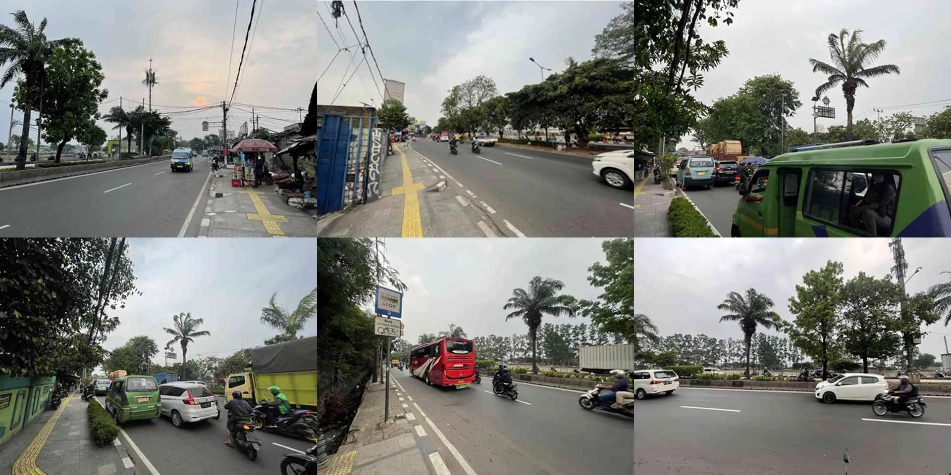 Situasi kawasan Kalideres (arah Jakarta Barat).