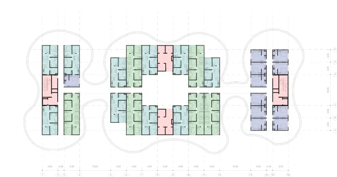 Private Housing (Typical Floor 1)