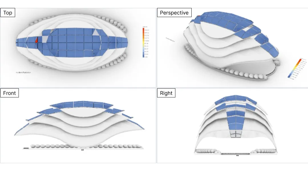 IR simulation result on PVOT.