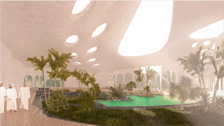 The oasis inside the Villa A