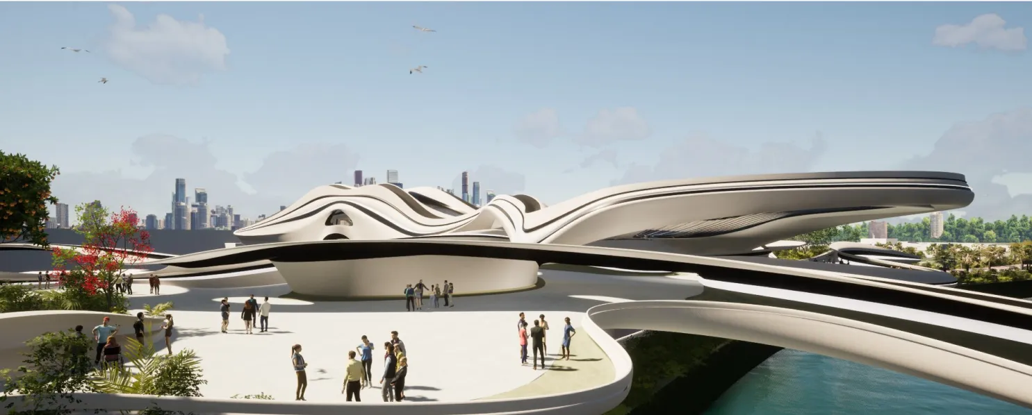 Walkability model using dynamic multi-layer method in transit hub design in West Jakarta - Arnott Ferels
